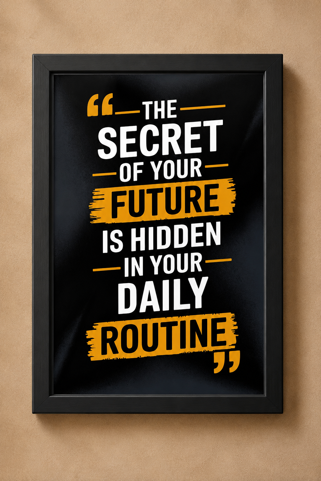 The Secret of Your Future Motivational Frame